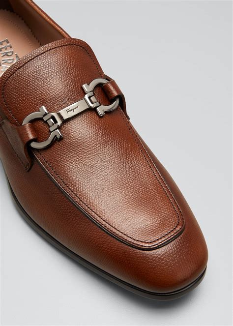 ferragamo leather loafers